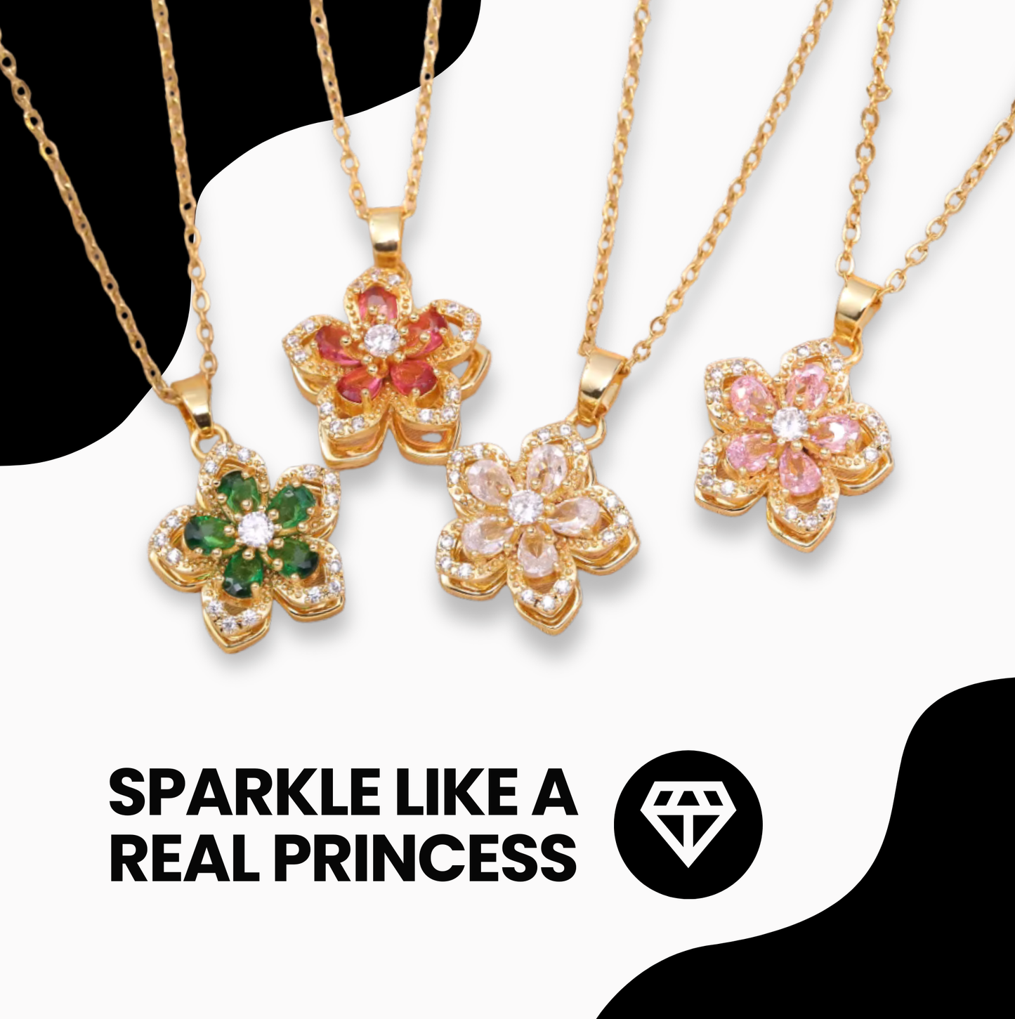 Spinning Princess Necklace